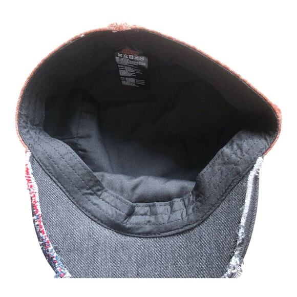 Urban Outfitters NWOT Timeless Modern Denim Patchwork Raw Edge Detail Cabbie Hat - Picture 13 of 15